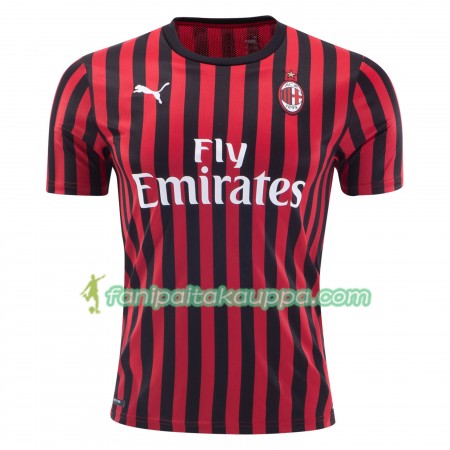 Jalkapallo Peliasut AC Milan Koti Pelipaita 2019/20 Lyhythihainen